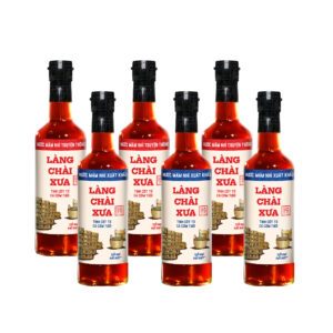 [Thùng 6 chai 500ml] Nước mắm nhỉ truyền thống Làng Chài Xưa 3 nhãn xanh dịu nhẹ 10N và 3 nhãn đỏ đậm đà 30N