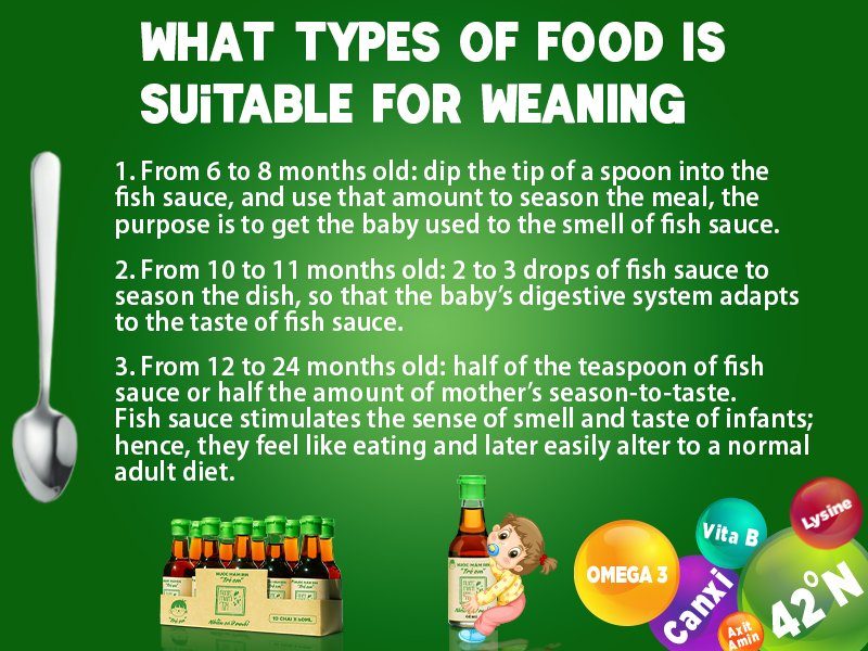 Instructions Of Using Fish Sauce In Weaning