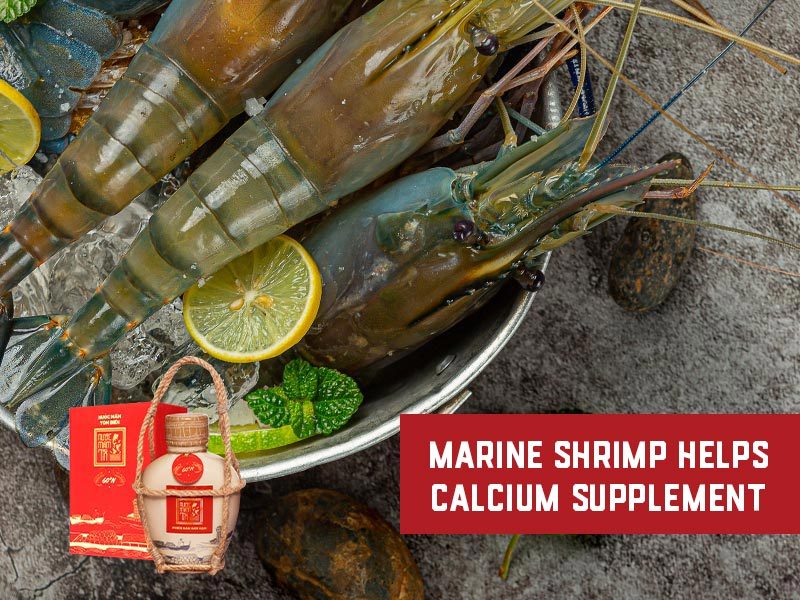 Marine shrimp helps calcium supplement