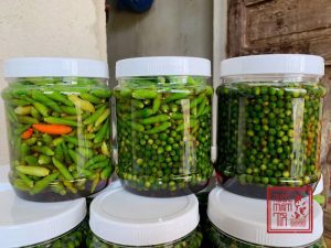 Ớt xiêm xanh ngâm nước mắm