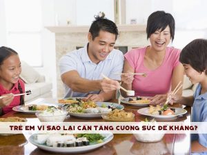 thực phẩm giúp tăng sức đề kháng cho trẻ