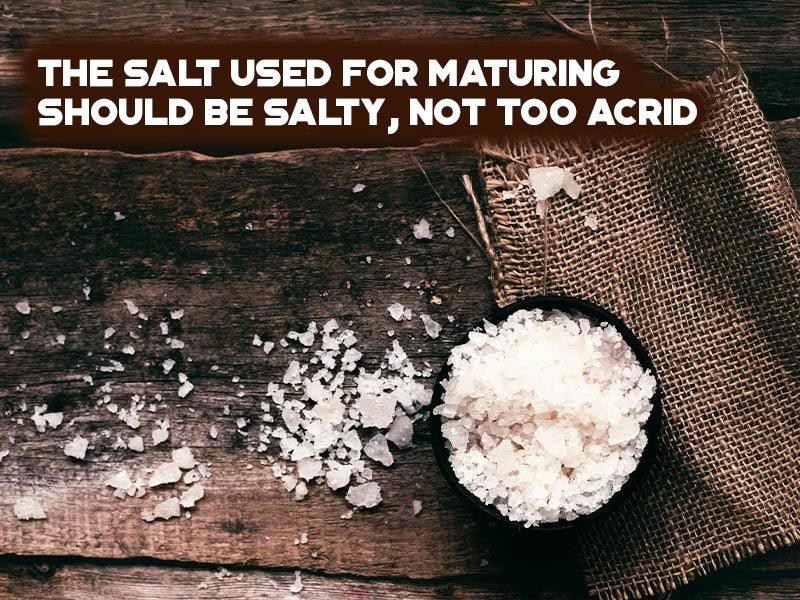Choosing the salt to make fish sauce