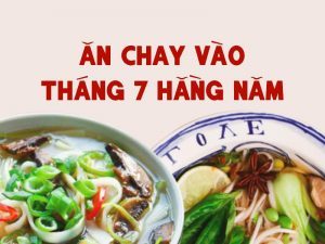 ăn chay vào rằm tháng 7