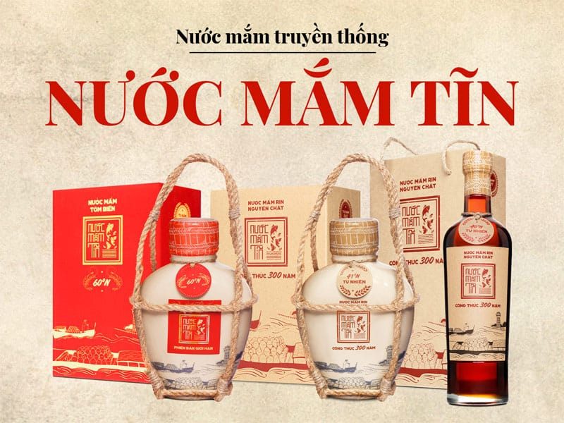 Nước mắm Tĩn - Nước mắm rin nguyên chất sánh đặc thịt cá