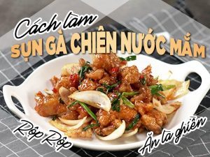 sụn gà chiên nước mắm