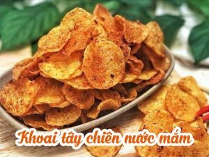 cách làm khoai tây chiên nước mắm
