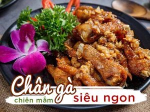chân gà chiên nước mắm
