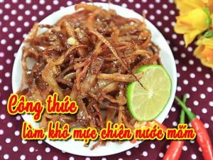 khô mực chiên nước mắm