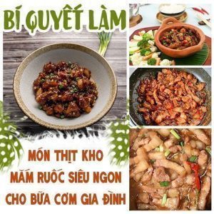 Bí quyết làm món thịt kho mắm ruốc thơm ngon hấp dẫn cho gia đình thưởng thức