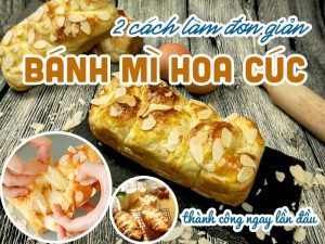 cách làm bánh mì hoa cúc