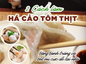 cách lám há cảo hấp đơn giản, dễ làm