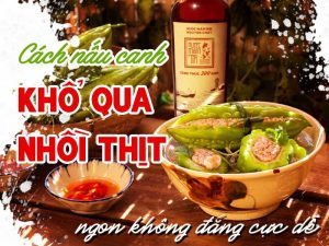 Canh khổ qua nhồi thịt ngon