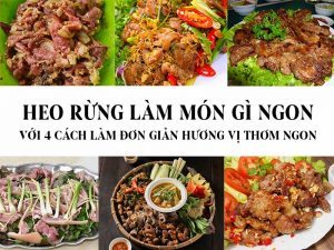 HEO RỪNG LÀM MÓN GÌ NGON VỚI 4 CÁCH LÀM ĐƠN GIẢN HƯƠNG VỊ THƠM NGON
