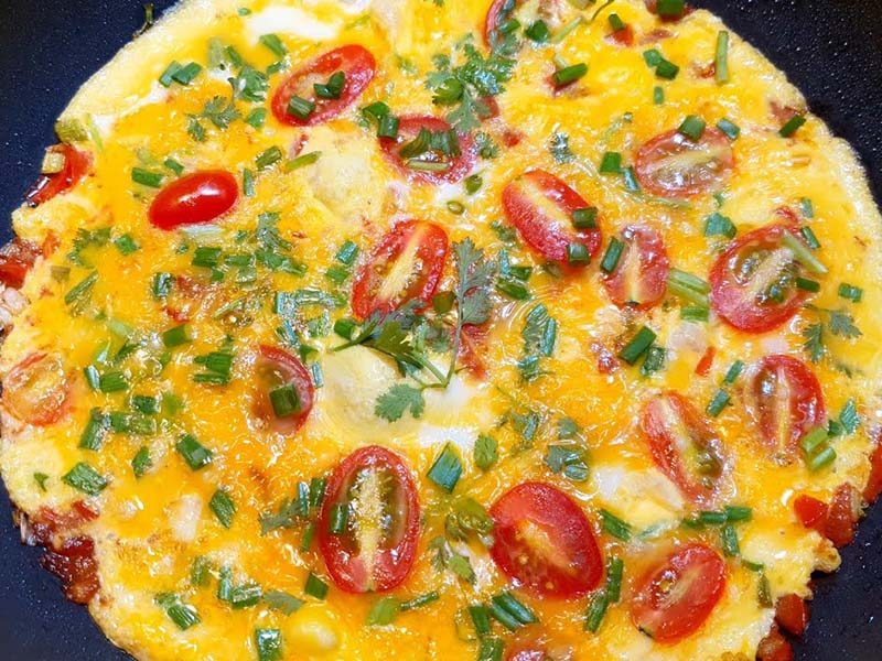 Món ăn với trứng - Trứng sốt cà chua
