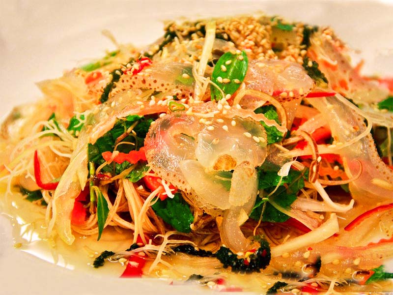 Sứa làm món gì - Salad sứa