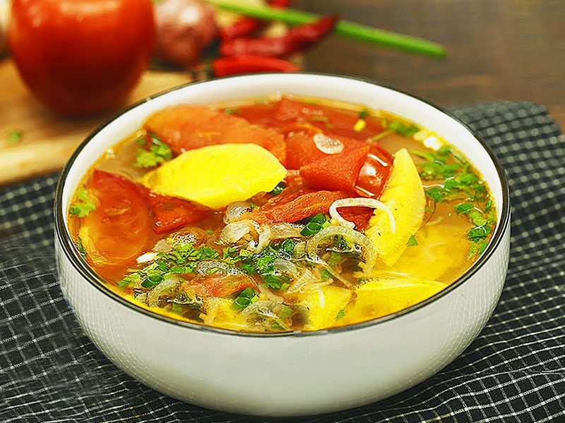 Sứa làm món gì - Canh sứa thơm