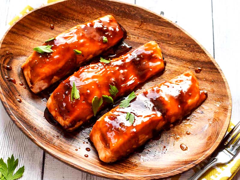 Cá tuyết làm món gì ngon - cá tuyết nướng sốt teriyaki