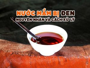 NƯỚC MẮM BỊ ĐEN: NGUYÊN NHÂN VÀ CÁCH XỬ LÝ