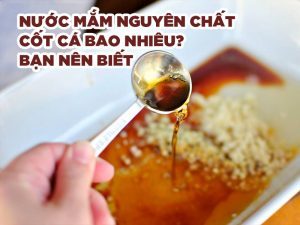 NƯỚC MẮM NGUYÊN CHẤT CỐT CÁ BAO NHIÊU?- BẠN NÊN BIẾT