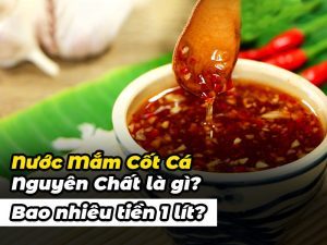 Nước Mắm Cốt Cá Nguyên Chất là gì? Bao nhiêu tiền 1 lít?