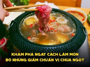 CÁCH LÀM MÓN BÒ NHÚNG GIẤM - KHÁM PHÁ NGAY