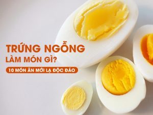 Trứng ngỗng làm món gì? 10 Món Ăn Mới Lạ Độc Đáo
