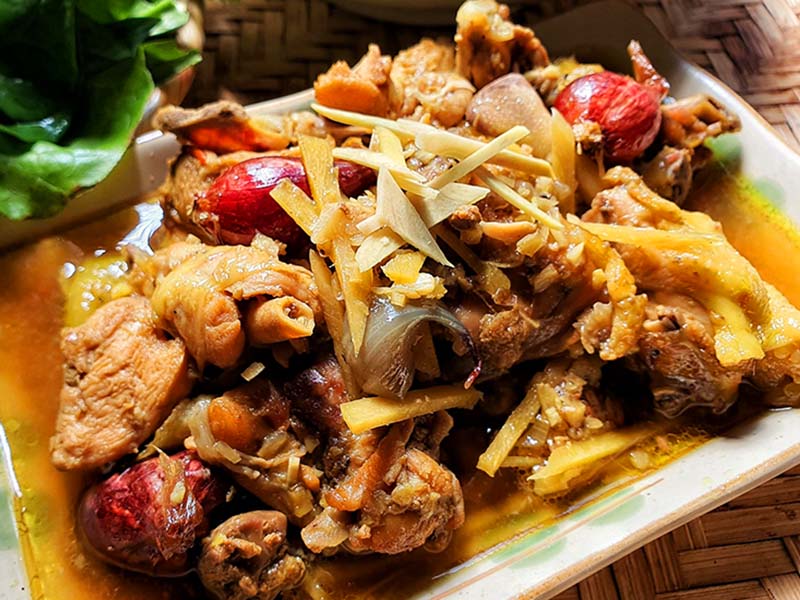 Món ngon ngày mưa - Gà kho gừng