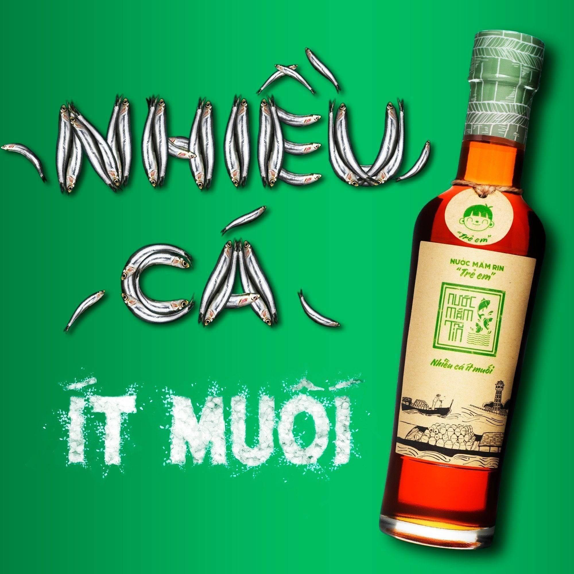 Nước mắm Tĩn Trẻ Em 42N - Sánh đặc thịt cá, ít mặn, độ đạm tự nhiên