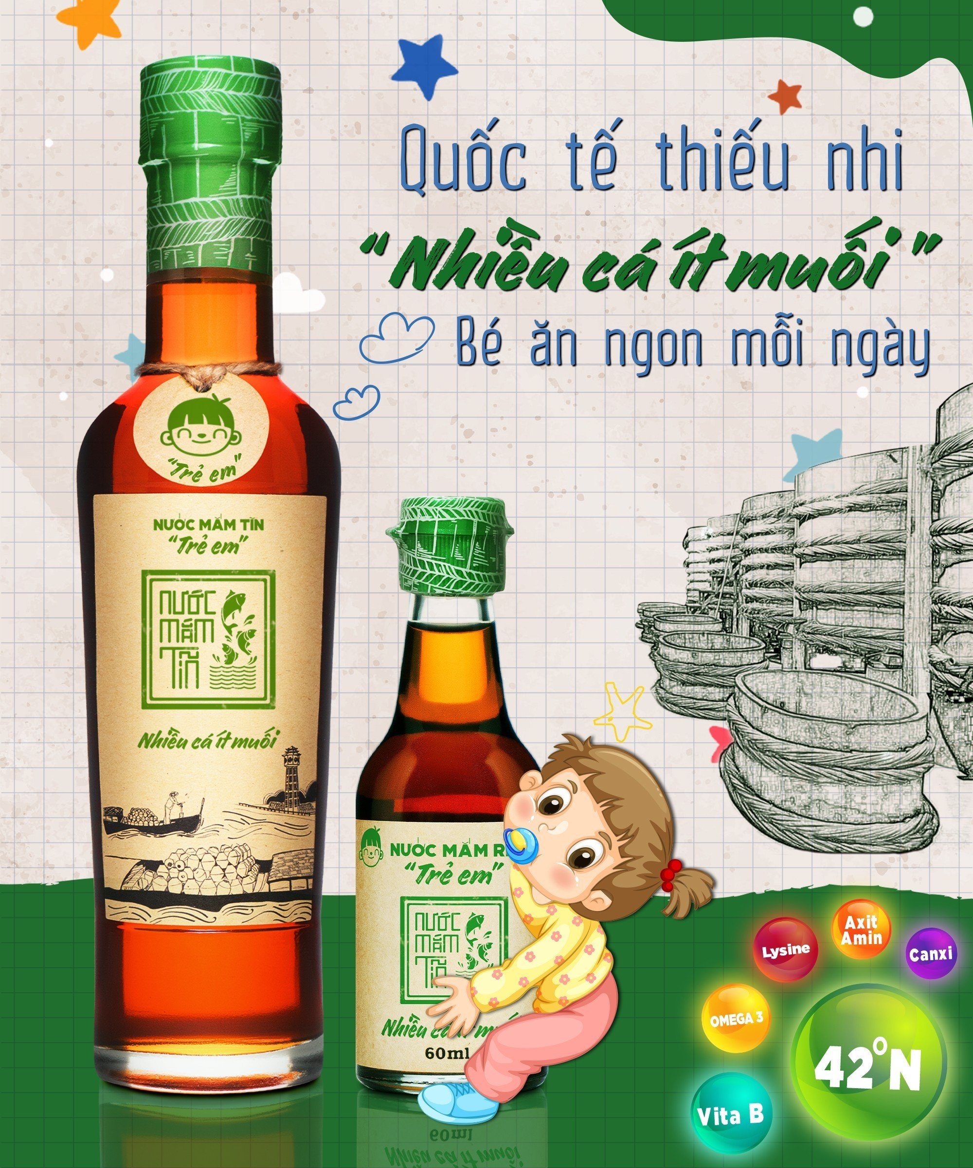 Ưu điểm của nước mắm trẻ em 42 độ đạm