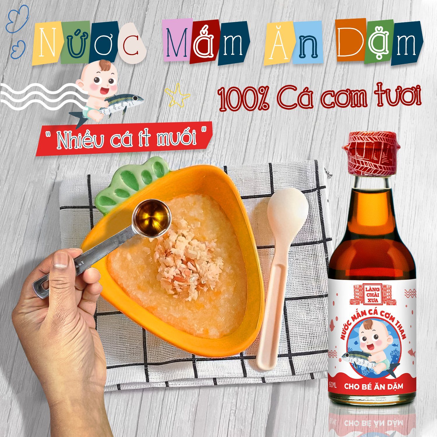 Bí quyết nấu ăn ngon với nước mắm Tĩn cho bé: