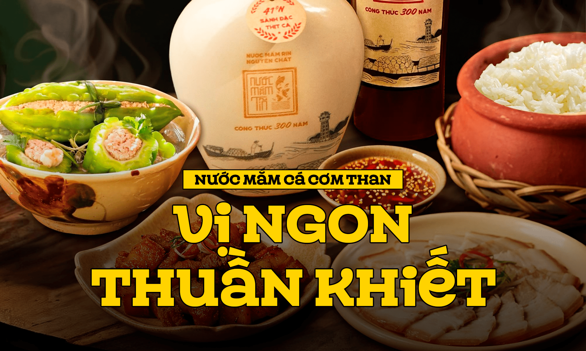 Nước mắm cá cơm than - Vị ngon thuần khiết