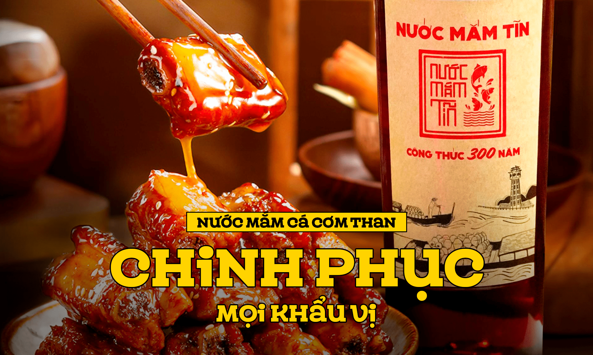 Nước mắm cá cơm than chinh phục mọi khẩu vị