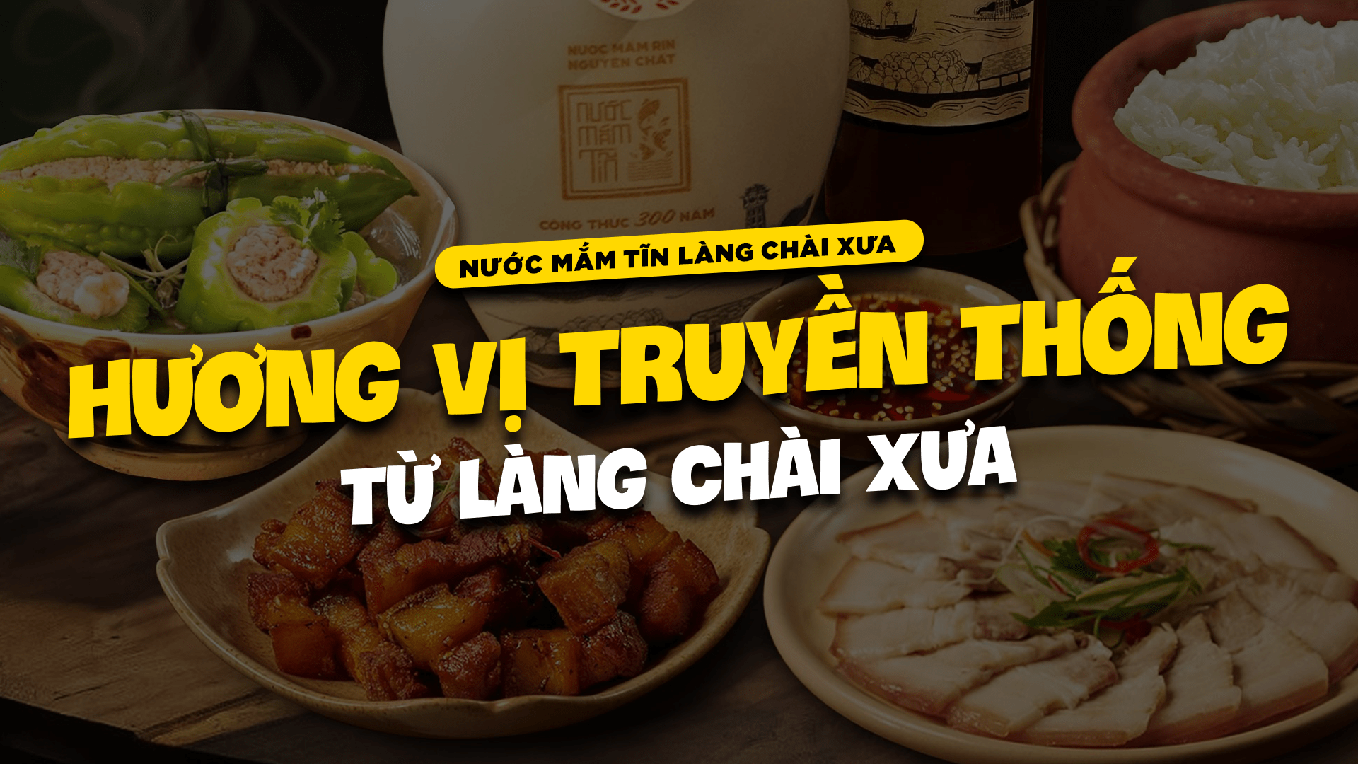 nước mắm tĩn làng chài xưa