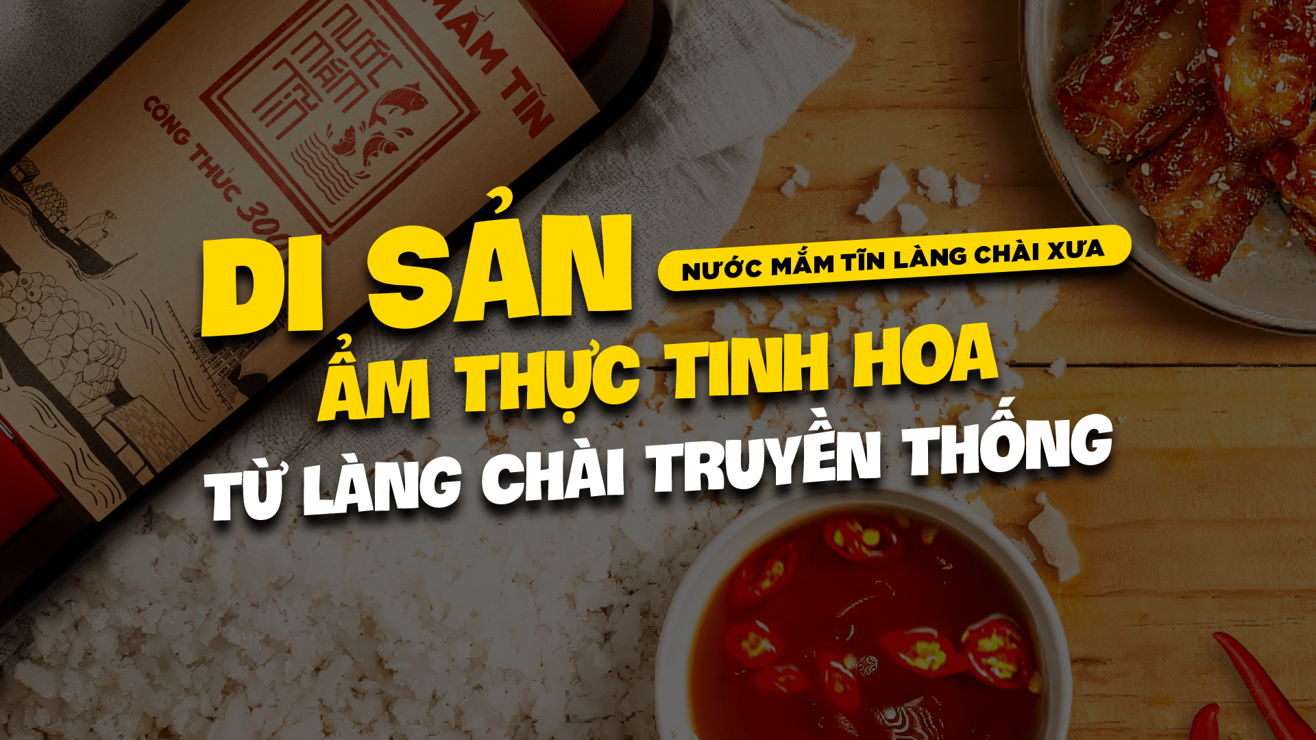 nước mắm tĩn làng chài xưa