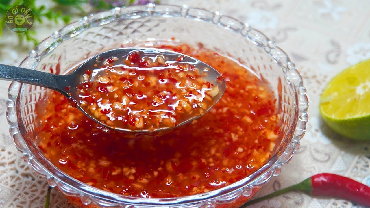 Hương vị đậm đà với nước mắm tự pha