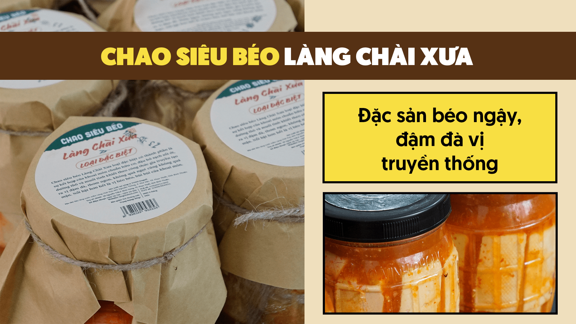 chào siêu béo làng chài xưa