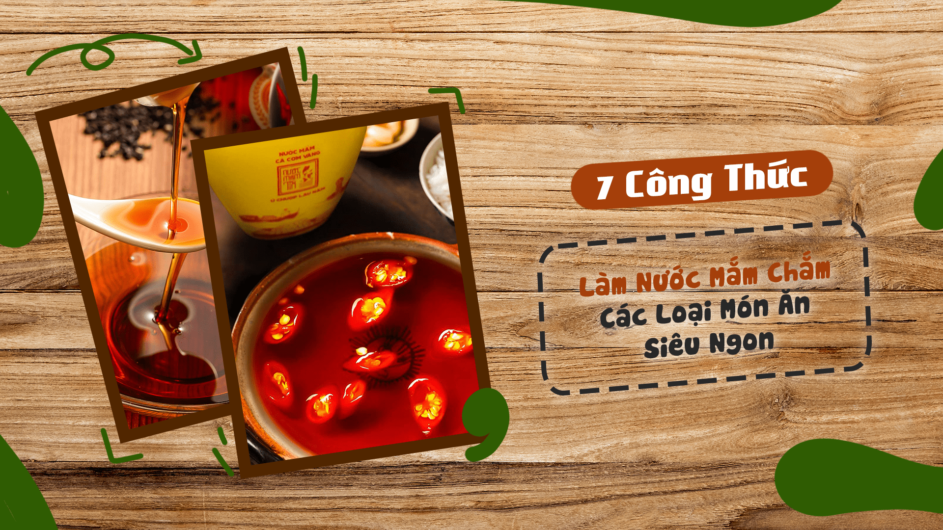 7 công thức làm nước chấm ngon