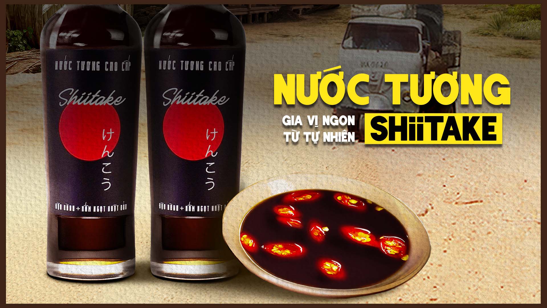 nước tương shiitake