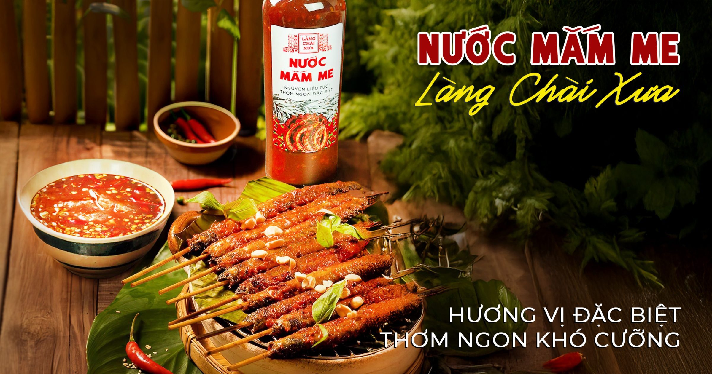 Nước mắm me pha sẳn làng chài xưa